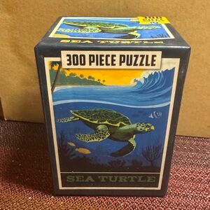 Sea Turtle 300 Piece Puzzle - Blue and Green